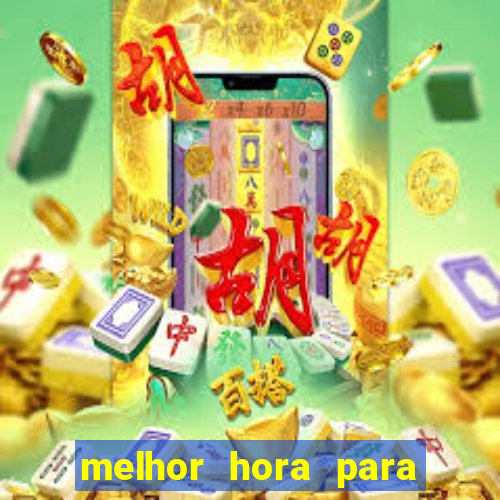 melhor hora para jogar fortune rabbit